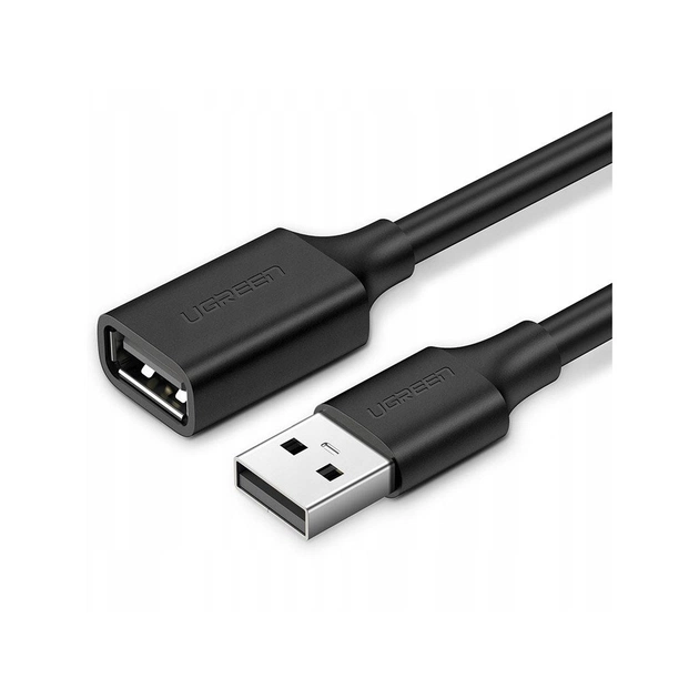 Дата кабель USB 2.0 AM/AF 3.0m US103 Black Ugreen (10317) - изображение 1