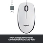 Мишка Logitech M100 USB White (910-006764) - зменшене зображення 3