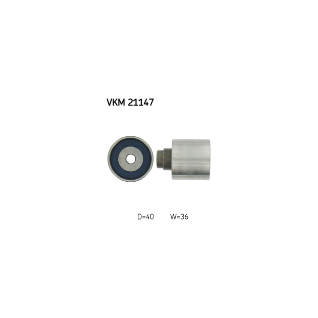 Ролик натягувача ременя SKF VKM 21147 - зображення 1