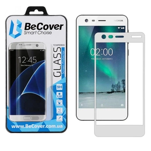 Скло захисне BeCover Nokia 2 White (702167) зображення 1