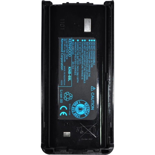 Акумуляторна батарея Kenwood для ТК-2206/3206 ... ТК-2407/3407 (KNB-69L) - зображення 1