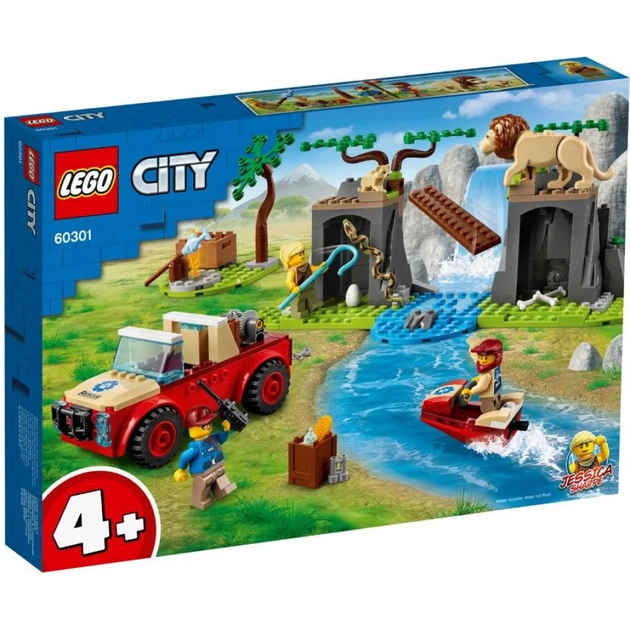 Конструктор LEGO City Рятувальний позашляховик для звірів 157 деталей (60301) - изображение 1