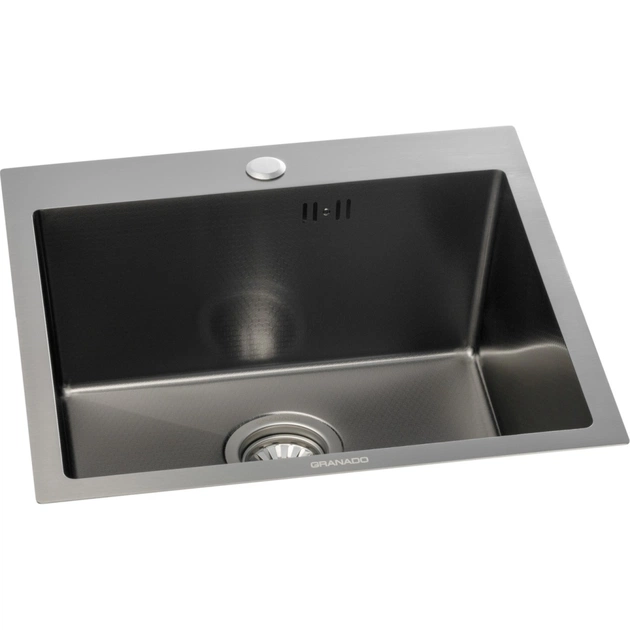 Мойка кухонная GRANADO Galera S201 black honeycomb (GS02201BH) - изображение 2
