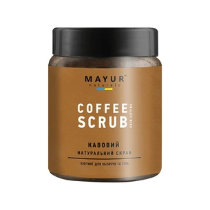 Скраб для обличчя Mayur кавовий 250 мл (4820230952216) изображение 1