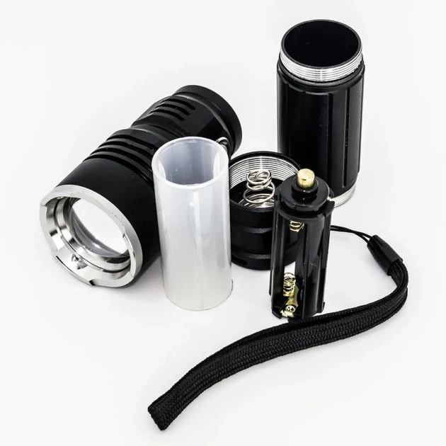 Ліхтар Quantum Solid-M 10W LED з USB + Li-ion18650/2600mAh box (QM-FL1020-18650/2600-CB) - зображення 8