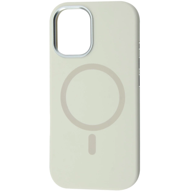 Чохол до мобільного телефона BeCover FIBRA Silicone OmniMag Apple iPhone 17 Milk White (716202) - зображення 1