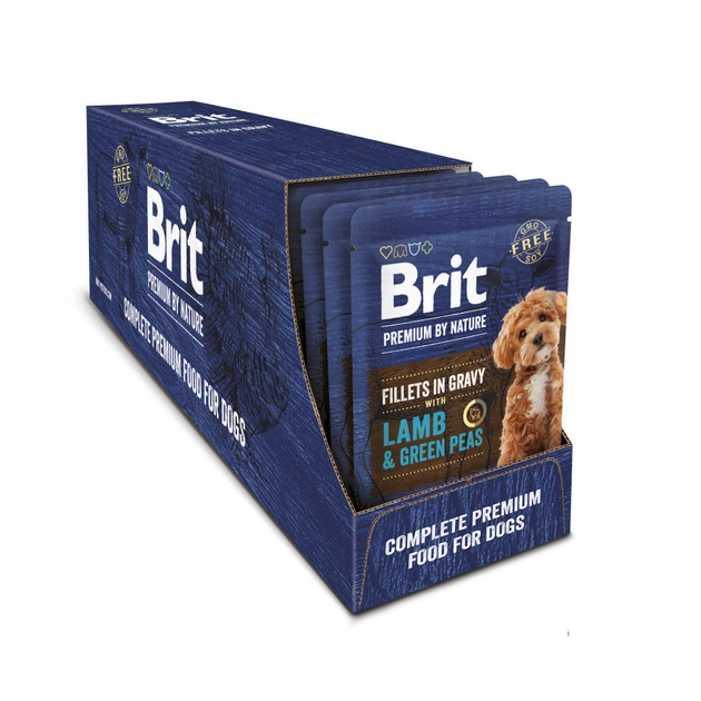 Вологий корм для собак Brit Premium Fillets in Gravy Multipack для малих порід філе в соусі Мультипак 12 шт х 85 г (8595602572472) - picture 8