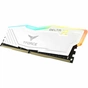 Модуль пам'яті для комп'ютера DDR4 4GB 2666 MHz T-Force Delta White RGB Team (TF4D44G2666HC15B01) - зменшене зображення 2