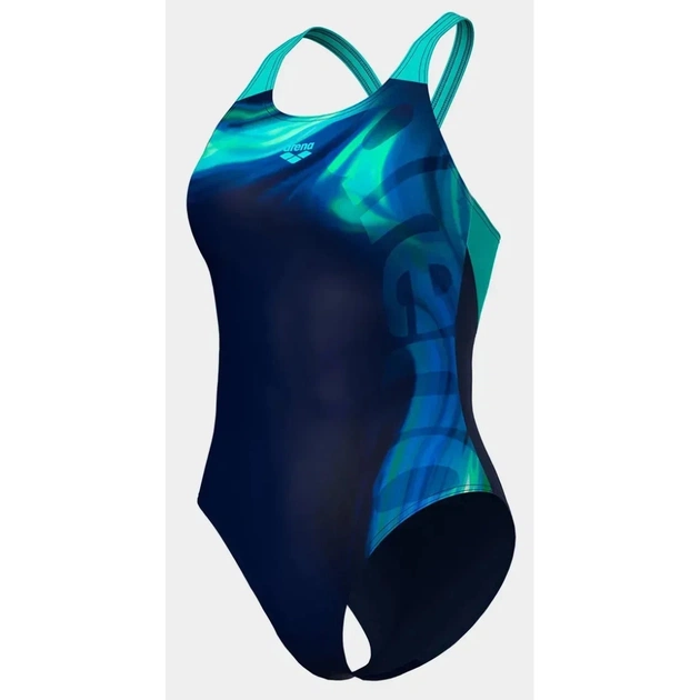 Купальник Arena Dreamhline Swimsuit V Back 008328-780 синій, бірюзовий 36 (3468337419013) - зображення 7