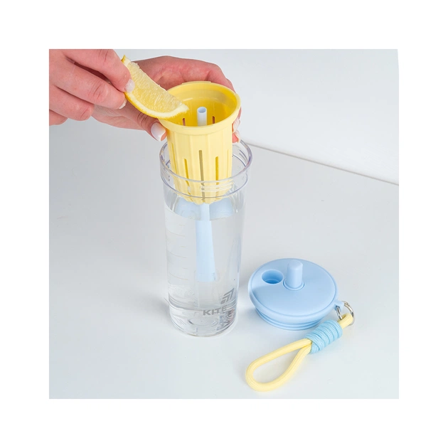 Пляшка для води Kite 650 мл, жовто-блакитний (K25-1219-3) - picture 6