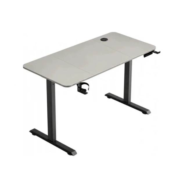 Комп'ютерний стіл GT Racer TY-1451 Light Gray (TY-1451 (140x60x71-116) Light Gray) - зображення 1
