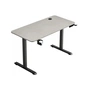 Комп'ютерний стіл GT Racer TY-1451 Light Gray (TY-1451 (140x60x71-116) Light Gray) - зменшене зображення 1
