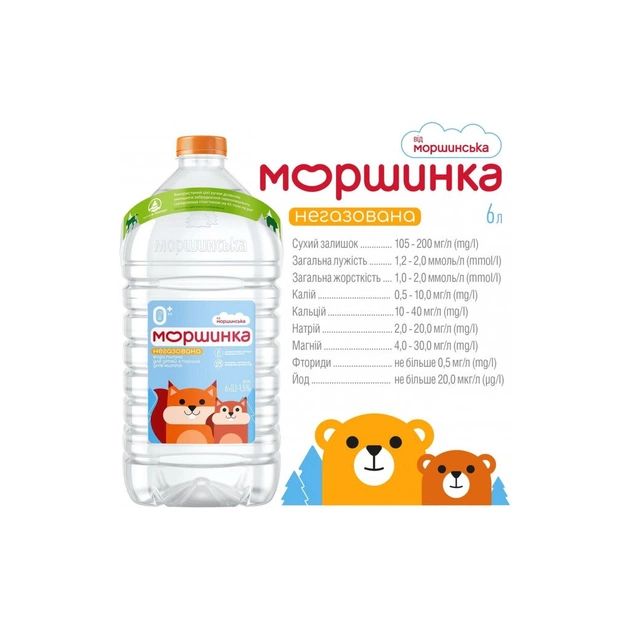 Мінеральна вода Моршинка 6.0 н/газ пет (4820017001649) - зображення 4