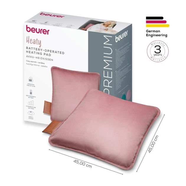 Электрогрелка Beurer HK 77 Heaty blush-rose - изображение 4