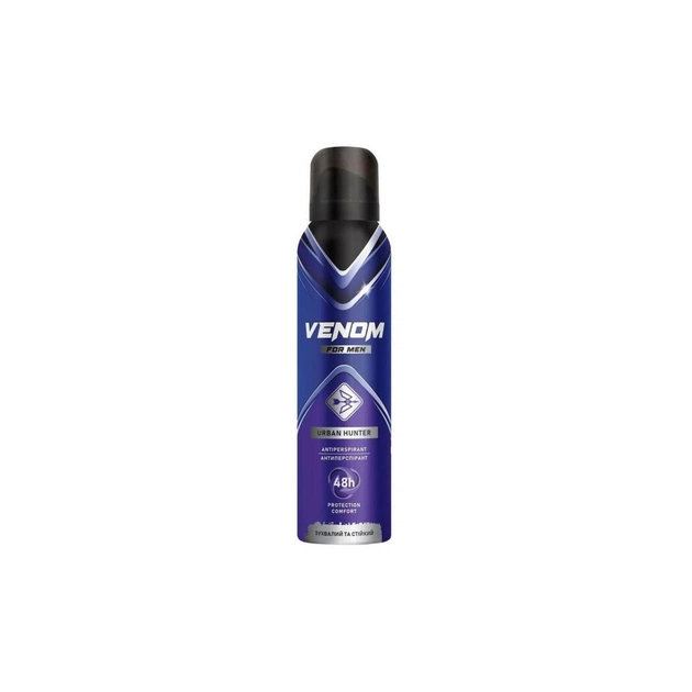 Антиперспирант Venom For Men Urban Hunter 150 мл (8681413012501) - изображение 1
