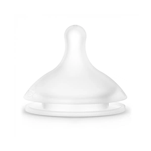 Соска Suavinex силіконова, фізіологічна, повільний потік 2 шт. (307042) изображение 1