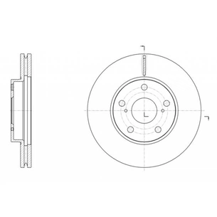 Гальмівний диск REMSA 61539.10 зображення 1