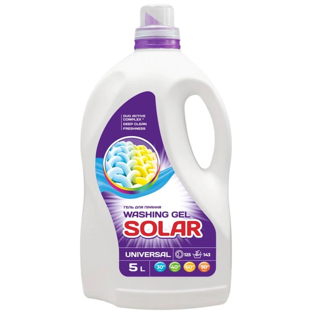 Гель для прання Solar Household Universal 5 л (4820269930186) - зображення 1