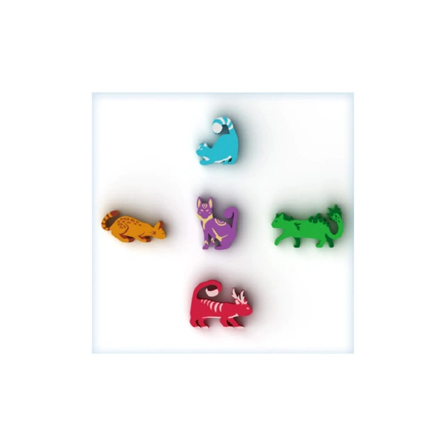 Настольная игра Geekach Games Остров кошек. Набор делюкс-котиков Bag'o’Cats (дополнение), украинский (GKCH001boc) - изображение 1