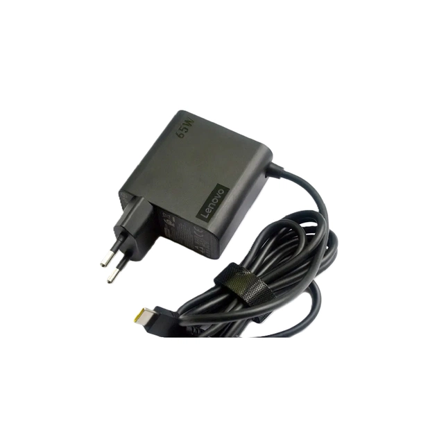 Блок питания к ноутбуку Lenovo 65W разъем USB type-C (ADLX65ULGE2A / A40389) - изображение 1