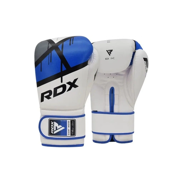 Боксерські рукавички RDX F7 Ego Blue 12 унцій (BGR-F7U-12oz) - изображение 1