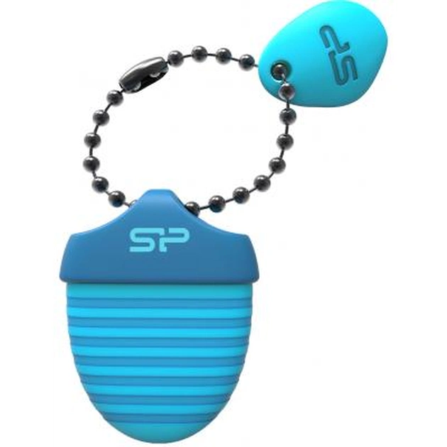 USB флеш накопичувач Silicon Power 16GB Touch T30 Blue USB 2.0 (SP016GBUF2T30V1B) - изображение 1