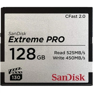 Карта пам'яті SanDisk 128GB Compact Flash eXtreme Pro (SDCFSP-128G-G46D) зображення 1