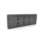 Мережевий фільтр живлення Voltronic TВ-Т12, 6роз, 4*USB Black (ТВ-Т12-Black) - зменшене зображення 1