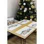 Серветка на стіл Прованс гобеленова з велюром Зимове місто 30х50 см (4823093450479) - зменшене зображення 4