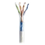 Кабель сетевой Kingda FTP 305м, cat 5e, CCA, 4 pairs, 24AWG, PVC, grey (KDFT8004-CCA) - уменьшенное изображение 1