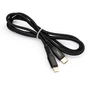 Дата кабель USB-C to Lightning 1.0m 3A 18W nylon braided black Vinga (VCPTCL3ANBK) - уменьшенное изображение 2