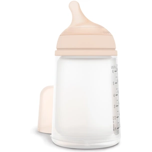 Пляшечка для годування Suavinex ZERO.ZERO, 270 мл, соска середній потік (304592) зображення 1