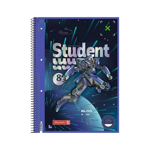 Книга записна Brunnen Коледж-блок А4 Premium Robot Heroes, лінія 80 аркушів (10-679 27 421) зображення 1