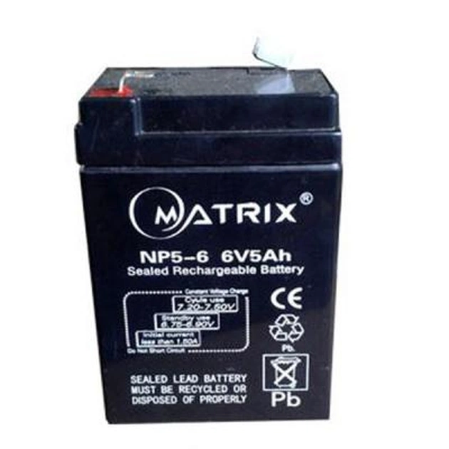 Батарея к ИБП Matrix 6V 5AH (NP5-6) - изображение 1