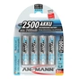 Акумулятори Ansmann AA/HR06 NI-MH 2500 mAh BL 4 шт - зменшене зображення 1