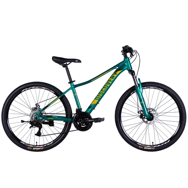Велосипед Discovery 26" MYSTIQUE DD рама-15" AL 2025 зелений (OPS-DIS-26-626) - изображение 1