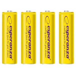 Акумулятор Esperanza AA 2000mAh Ni-MH * 4 yellow (EZA104Y) зображення 1