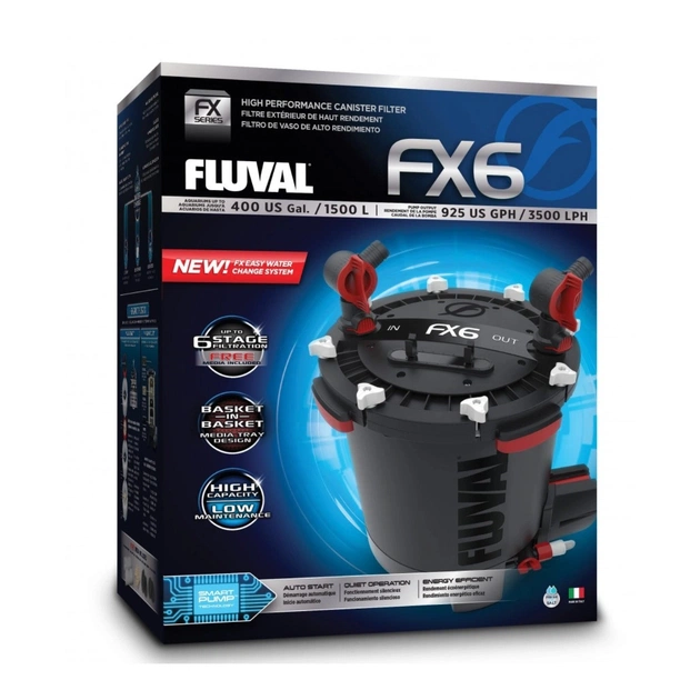 Фільтр для акваріума Fluval FX6 зовнішній до 1500 л (15561102193) - picture 1