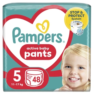 Підгузки Pampers трусики Pants Junior Розмір 5 (12-17 кг), 48 шт (8006540069325) зображення 1