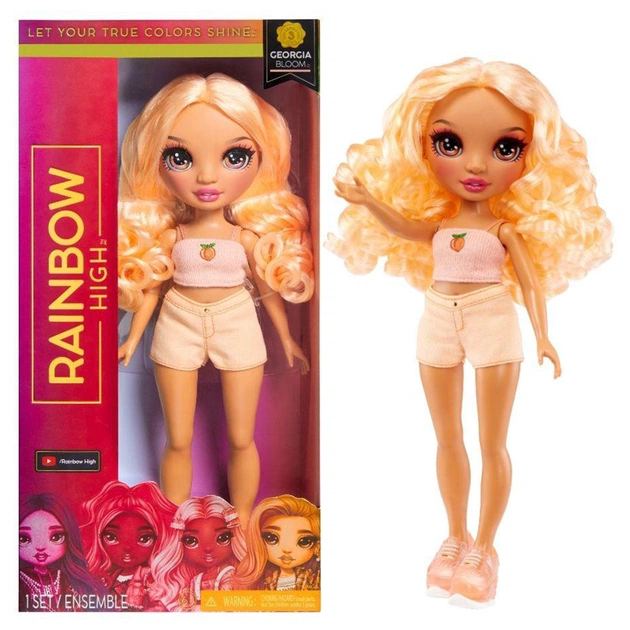 Кукла Rainbow High серии ОРР - Персик с аксессуарами (987970) - изображение 1