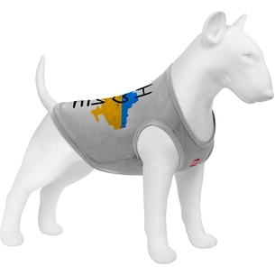 Борцівка для тварин WAUDOG Clothes "Будинок" сітка XS сіра (300-0230-11) зображення 1