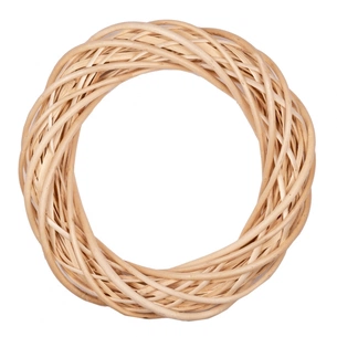 Різдвяний вінок YES! Fun ротанговий натуральний, 30 см (974232) picture 1