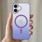 Чохол до мобільного телефона BeCover FIBRA Shock-Proof MagSafe Apple iPhone 17 Light Purple (715445) - зменшене зображення 7