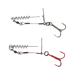 Оснащення Savage Gear Carbon49 Corkscrew Stinger 3/0 31kg (2 шт/уп.) (1854.09.72) зображення 1