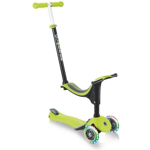 Самокат Globber Go up sporty plus lights 5 в 1 зелений з підсвічуванням (642-106) зображення 1
