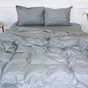Підковдра MirSon Satin Stripe 30-0010 Light Gray 160х220 см (2200005251270) - зменшене зображення 1