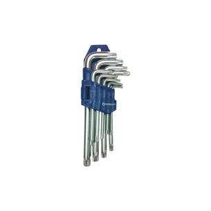 Ключ Стандарт TORX Г-подібний з отвором 9шт. (TKS0901) зображення 1