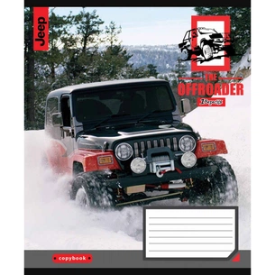 Зошит 1 вересня А5 The offroader 60 аркушів, лінія (766479) зображення 1