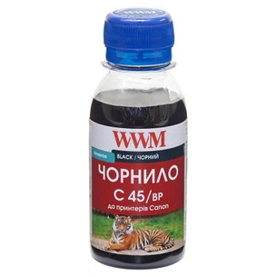 Чорнило WWM Canon PG-440/PG-445/PGI-450Bk 100г Black Pigmented (C45/BP-2) зображення 1