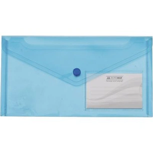 Папка - конверт Buromax DL (240x130мм) TRAVEL, blue (BM.3938-02) зображення 1
